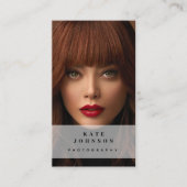 Fotografie Foto Moderne Sociale Media QR Code Visitekaartje (Voorkant)