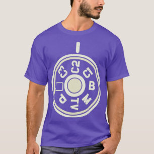 Fotografie Fotograaf DSLR Mode Wijzerplaat Camera T-shirt