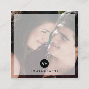 Fotografie Fotograaf Moderne Foto Circle Logo Vierkante Visitekaartje