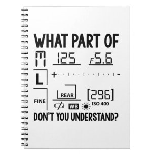 Fotografie Fotograaf photographe, cadeaus Notitieboek