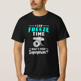 Fotografie Fotograaf Superpower Funny Gift T-shirt