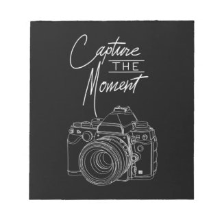 Fotografie fotograaf voor fotografie van het momen notitieblok
