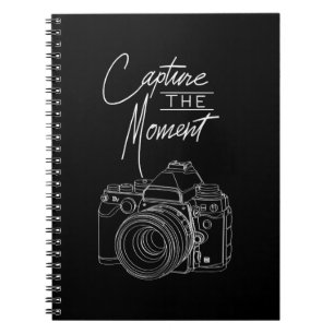 Fotografie fotograaf voor fotografie van het momen notitieboek