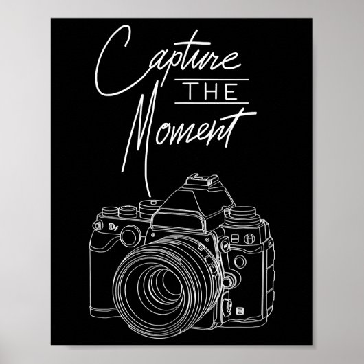 Fotografie fotograaf voor fotografie van het momen poster (Voorkant)