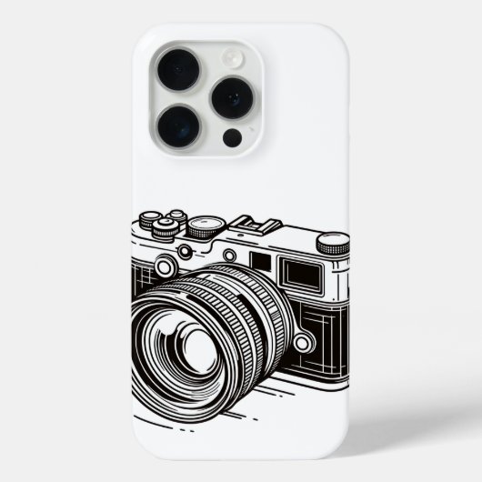 Fotografie Fotograaf Zwart DSLR Camera Case-Mate iPhone Case (Achterkant)
