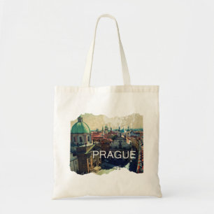 Fotografie in de oude stad Praag in nood Tote Bag