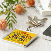 Fotografie Jargon Tekstcollage Sleutelhanger (Zijkant)