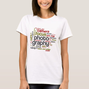 Fotografie Jargon Tekstcollage T-shirt
