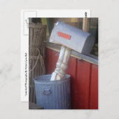 Fotografie "Junk Mail" Briefkaart (Voorkant / Achterkant)