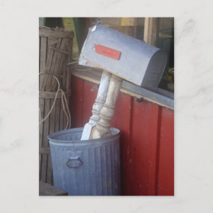 Fotografie "Junk Mail" Briefkaart