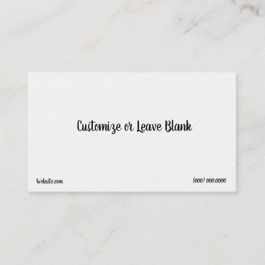 Fotografie Landschap Zonsondergang Visitekaartje (Achterkant)