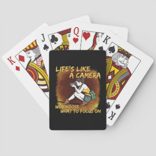 Fotografie - Leven als een camera fotograaf Pokerkaarten