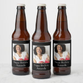 Fotografie-Lijst, aangepaste foto - aangepast Bier Etiket (Flessen)