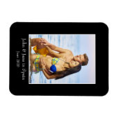 Fotografie-Lijst, aangepaste foto - aangepast Magneet (Horizontaal)