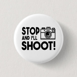 Fotografie Lover Weddenschap Fotografie Radeau Ronde Button 3,2 Cm