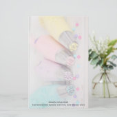 Fotografie met gekleurde afsluiter briefpapier (Staand voorkant)