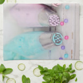 Fotografie met gekleurde afsluiter theedoek (Gevouwen)