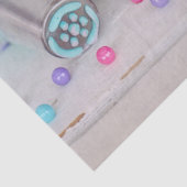 Fotografie met gekleurde afsluiter tissuepapier (Detail)