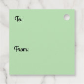 Fotografie met ruby-Throated Hummingbird Bedankjes Labels (Achterkant)