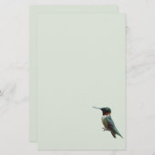 Fotografie met ruby-Throated Hummingbird Briefpapier (Voorkant / Achterkant)