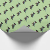 Fotografie met ruby-Throated Hummingbird Cadeaupapier (Hoek)