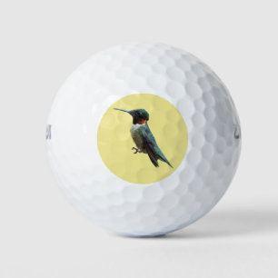 Fotografie met ruby-Throated Hummingbird Golfballen