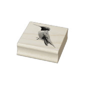 Fotografie met ruby-Throated Hummingbird Rubberstempel (Stempel)