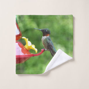 Fotografie met ruby-Throated Hummingbird Washandje