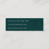 Fotografie Mini Visitekaartje (Achterkant)