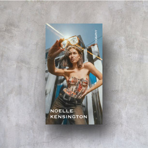 Fotografie Minimalistische Tijdschrift Moderne Ele Visitekaartje