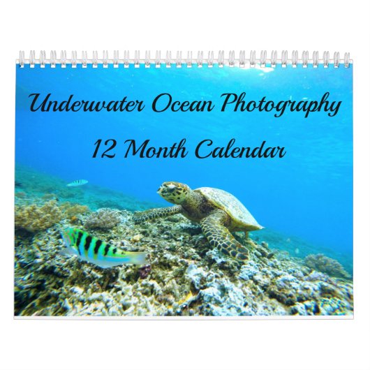 Fotografie onderwater kalender (Hoes)