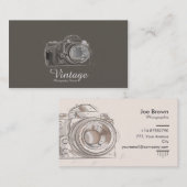 Fotografie  Origineel - Visitekaartje (Voorkant / Achterkant)