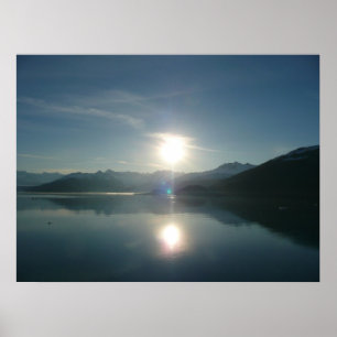 Fotografie over College Fjord Alaska Poster