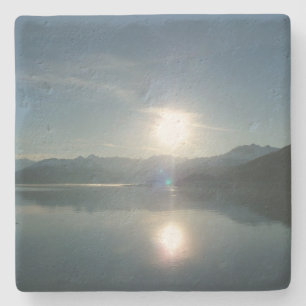 Fotografie over College Fjord Alaska Stenen Onderzetter
