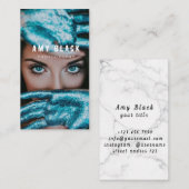 Fotografie over vrouwen visitekaartje (Voorkant / Achterkant)