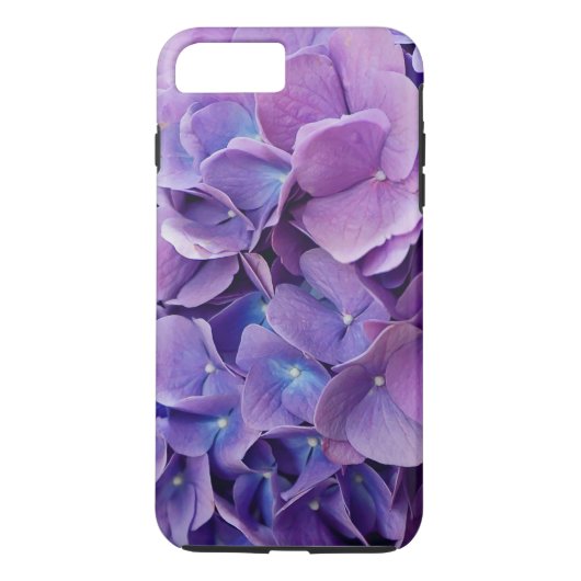 Fotografie Paarse en blauwe hydrangea Case-Mate iPhone Case (Achterkant)