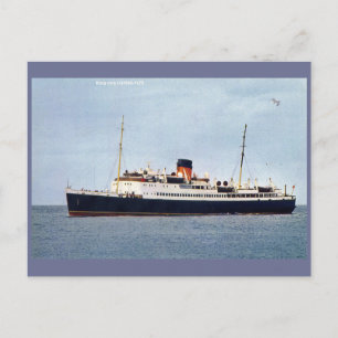  Fotografie Print Ocean Ship Feestdagenkaart