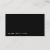 Fotografie, professionele lens visitekaartje (Achterkant)