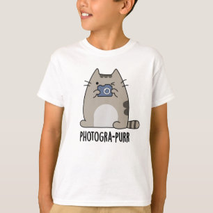 Fotografie-purr Grappige Kat Fotograaf Pun T-shirt