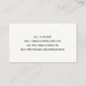 Fotografie Sjabloon Visitekaartje (Achterkant)