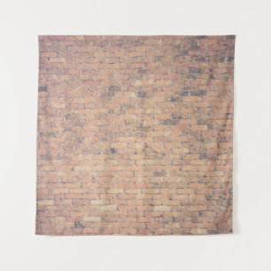 Fotografie van bruinbakstenen wandkleed