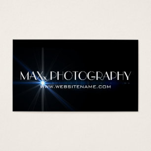 Fotografie van Cool Modern Flare Visitekaartjes