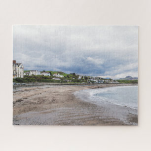 Fotografie van Criccieth Beach North Wales Legpuzzel