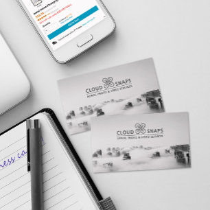 Fotografie van de antenne visitekaartje