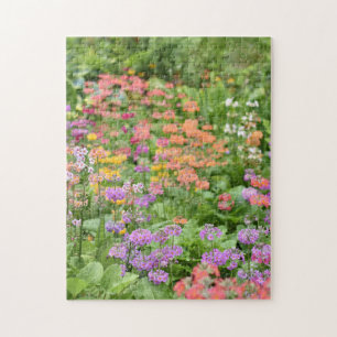 Fotografie van de bloem Vloeiende tuin Natuur Legpuzzel