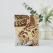 Fotografie van de foetus Cinnamon Roll Buns Bread Briefkaart (Staand voorkant)