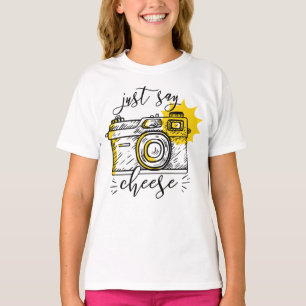 Fotografie van de fotograaf "Zeg Cheese" T-shirt