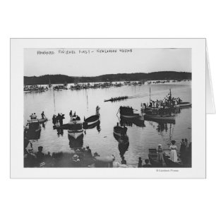 Fotografie van de rijbaan Harvard vs. Yale Rowing