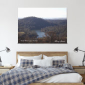 Fotografie van de rivier de Veer op het canvas Afdruk (Insitu (Slaapkamer))