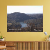 Fotografie van de rivier de Veer op het canvas Afdruk (Insitu (Woonkamer))